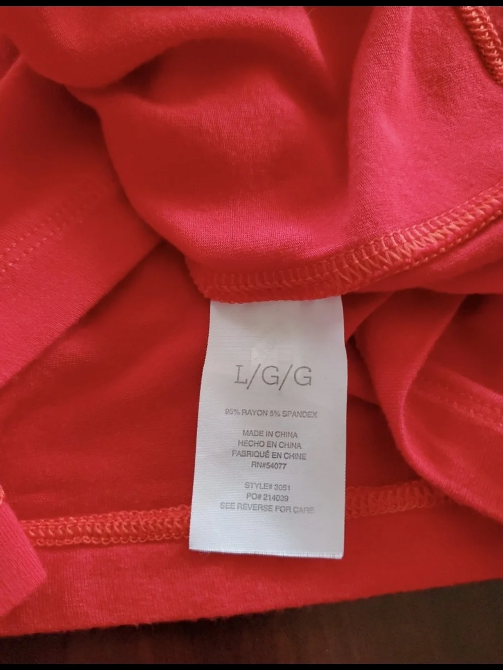 CAbi 3051 Scarlett Red Tie-Back Sleeveless Tank - Large - Picture 6 of 7